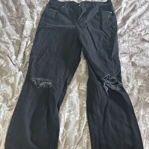 Express Black Denim Jeans